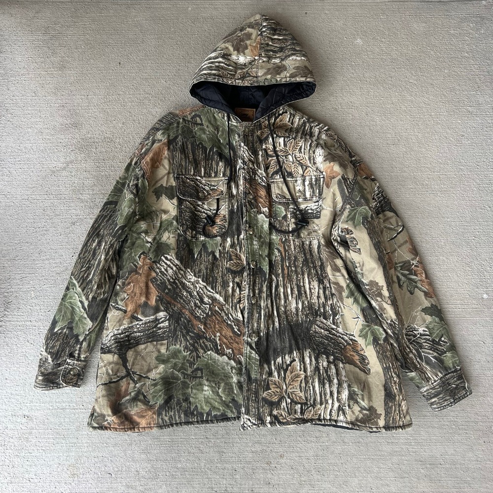 Duxbak‎ Legacy Men's Camo Full Zip Hunting Jacket XL | Fishing Outdoor Coat